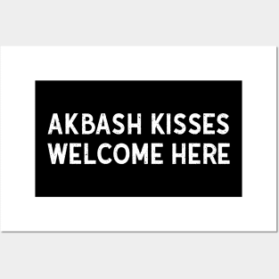 Akbash Kisses Welcome Here Posters and Art